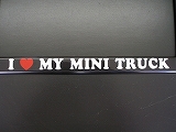 I LOVE MY MINI TRUCK デカール