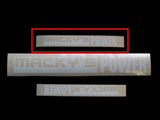 MACKY’S POWER デカール(正方向)Sサイズ