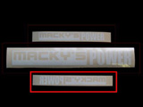 MACKY’S POWER デカール(反転方向)Sサイズ