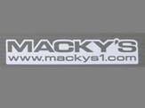 MACKY'S デカール(White×L)